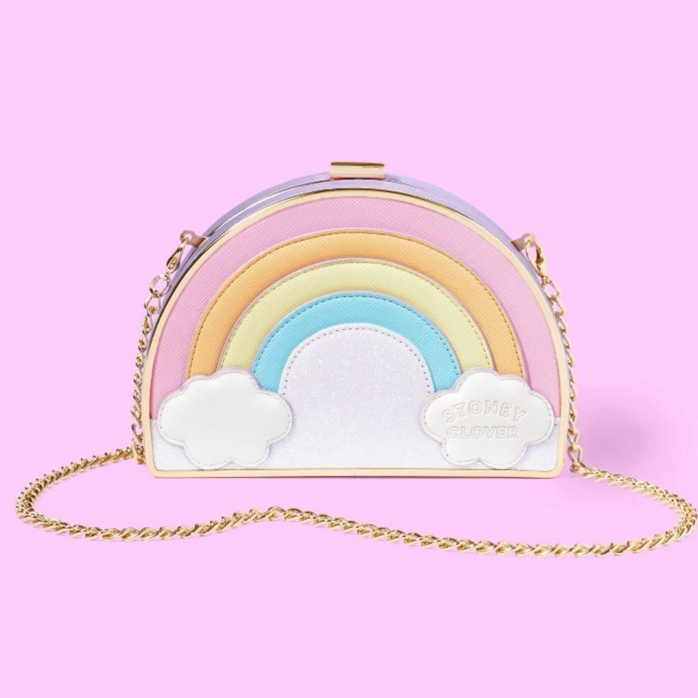 Stoney Clover Lane x Target Rainbow Crossbody Purse Lavender - Picture 4 of 5